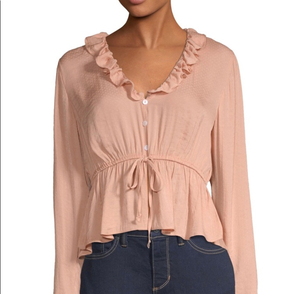 Silk society + stitch mauve long sleeve